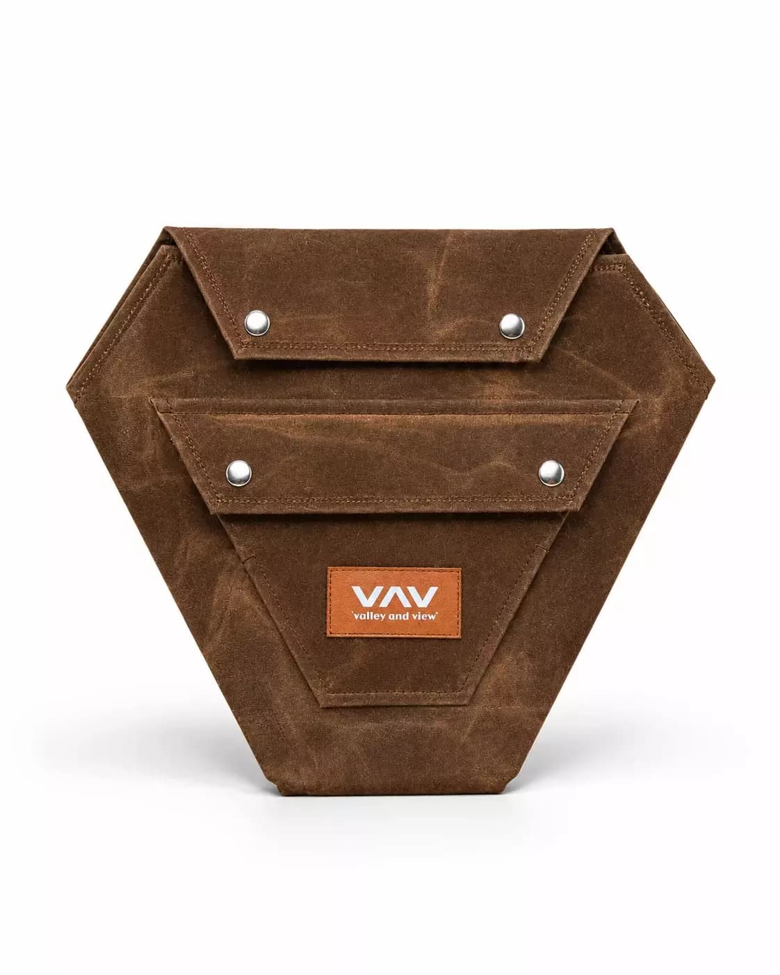 Чехол для мангала VAV из вощёного канваса — застёжки крупным планом